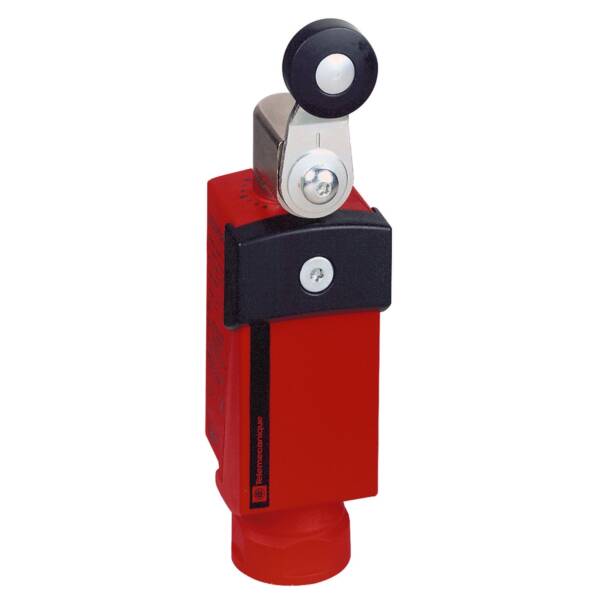 Safety limit switch, Telemecanique Safety switches XCS, plastic, rotary lever, 2NC+1 NO, 1entry tapped M20 x 1.5 - Telemecanique Sensors - XCSP3918P20