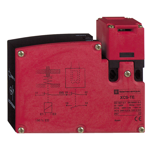 limit switch for safety application - XCS-TE - operating key - 1 NC + 1 NO - Telemecanique Sensors - XCSTE5332