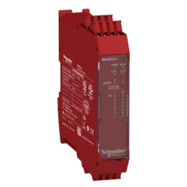 8 inputs expansion modules with spring term - Schneider Electric - XPSMCMDI0800G