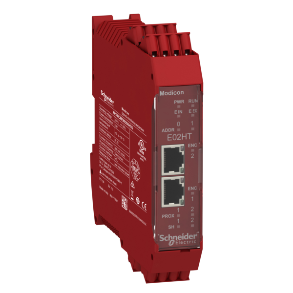 Speed monitoring 2 HTL encoder expansion module with spring term - Schneider Electric - XPSMCMEN0200HTG