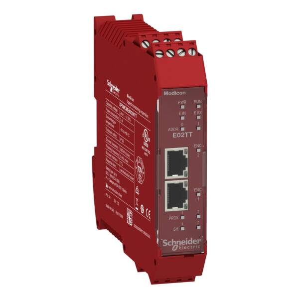 Speed monitoring 2 TTL encoder expansion module with screw term - Schneider Electric - XPSMCMEN0200TT