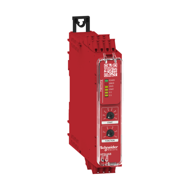 Preventa module Cat.1 potential free NC/NC, NO/NC & PNP/PNP 24vac/dc spring - Schneider Electric - XPSUAB11CC