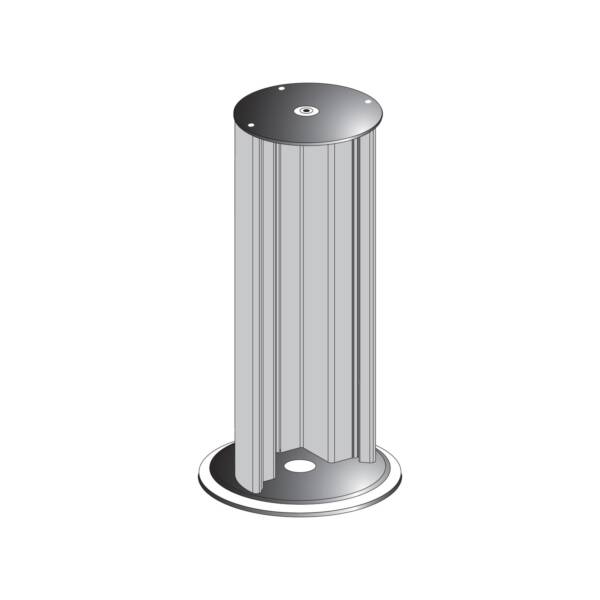 Column without mirror 1200 mm for safety light curtains - Hp = 1060 mm - Telemecanique Sensors - XUSZSC138