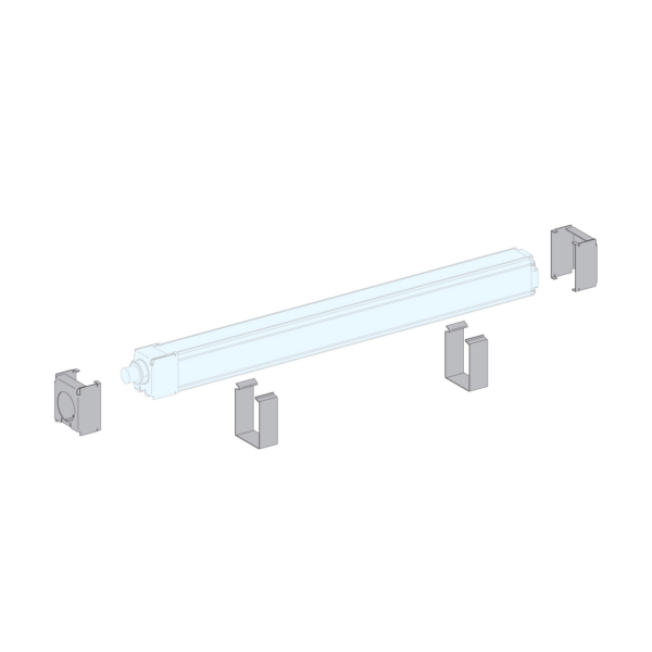 Telemecanique Safety light curtains XUSL, Fixation bracket for Protective screen for light curtains - Telemecanique Sensors - XUSZWPEFC