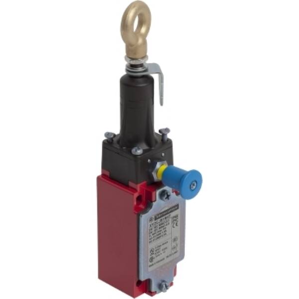 e-stop rope pull switch XY2CJ - straight - 2NC+1NO - 1/2" NPT - Telemecanique Sensors - XY2CJS19H7