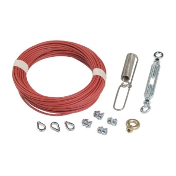 mounting kit - Ø 3.2 mm - L 25.5 m - for emergency stop rope pull switch - Telemecanique Sensors - XY2CZ9325