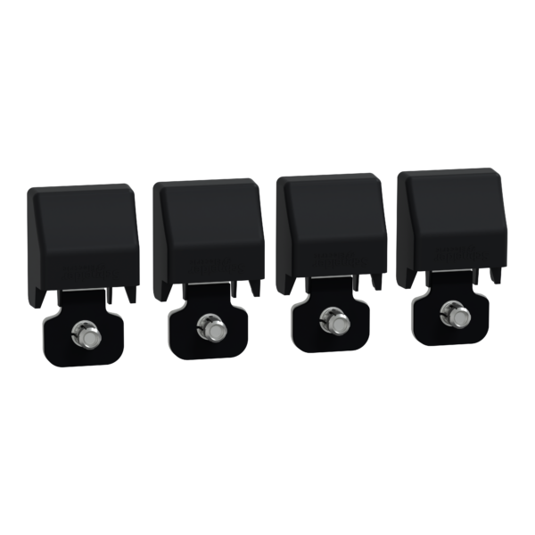 Set of 4 wall fixing brackets and cover for Spacial S3D - Schneider Electric - NSYAEFPFSC2