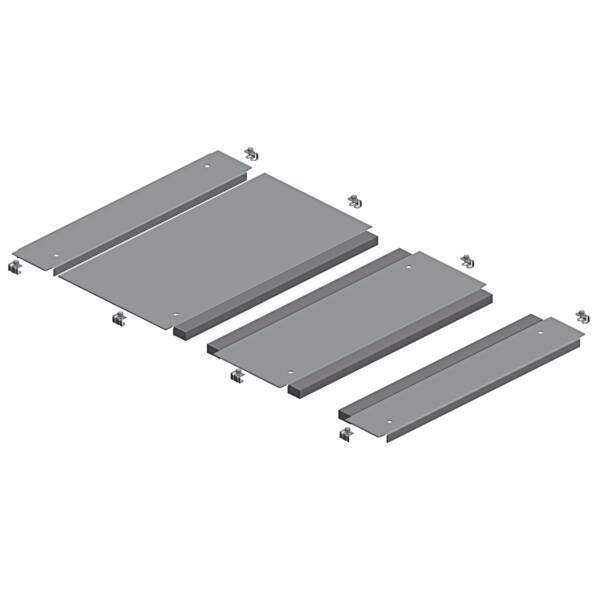 Spacial SF 2 entries cable gland plate - fixed by clips - 1000x600 mm - Schneider Electric - NSYEC1062