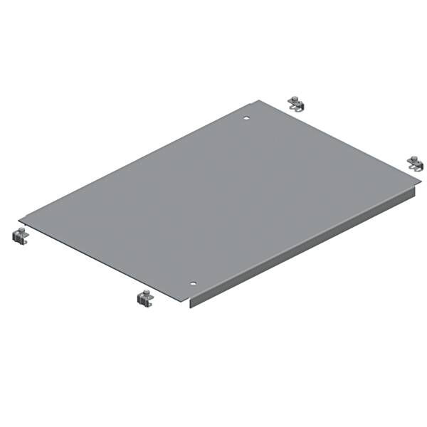 Spacial SF plain cable gland plate - fixed by clips - 600x600 mm - Schneider Electric - NSYEC66