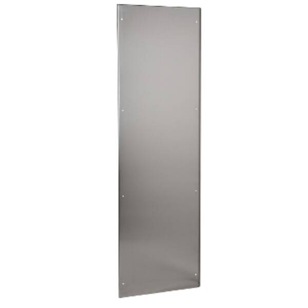 2 side panels stainless 304L, Scotch Brite® finish, for SFX H1800xD400mm - Schneider Electric - NSY2SPX184