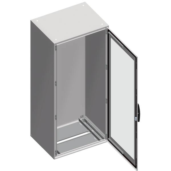 Spacial SM compact enclosure with glazed door - 1400x800x400 mm - Schneider Electric - NSYSM14840T