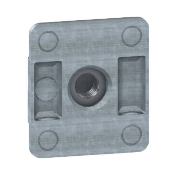 Serrated quarter-turn sliding nut - M6. Supply: 10 units - Schneider Electric - NSYSNSM6