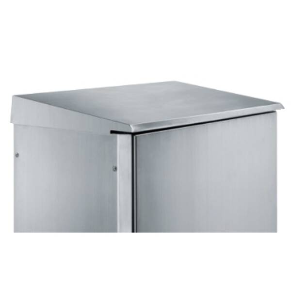 Stainless canopy 304L, Scotch Brite® finish, for enclosures W1200xD600 mm. - Schneider Electric - NSYSCX12060