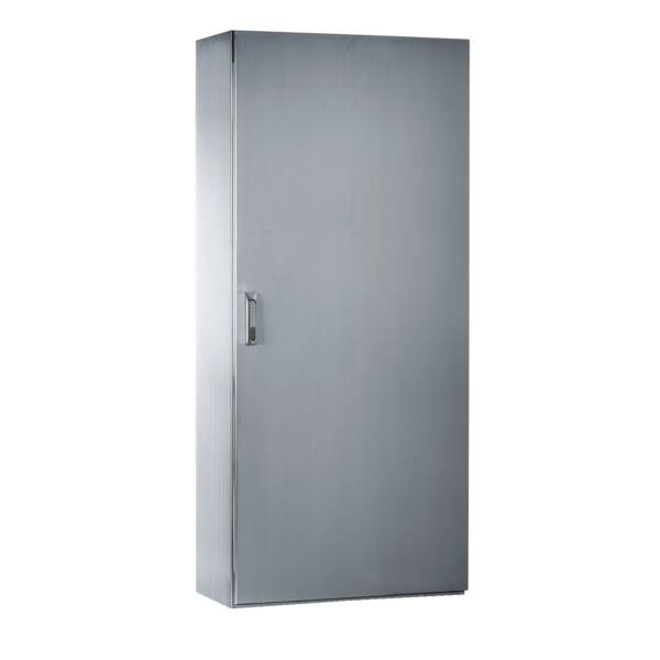 SMX 304L stainless monobloc enclosure, H1600xW800xD400mm, Scotch Brite® finish. - Schneider Electric - NSYSMX16840