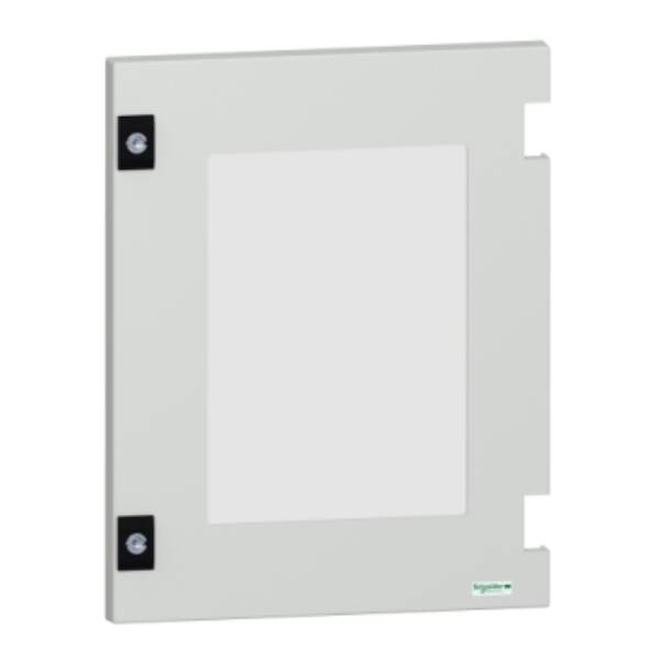 Glazed door for PLM43T wihtout locking - Schneider Electric - NSYDPLM43TG