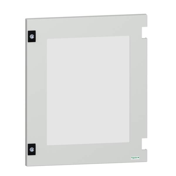 Glazed door for PLM54T wihtout locking - Schneider Electric - NSYDPLM54TG