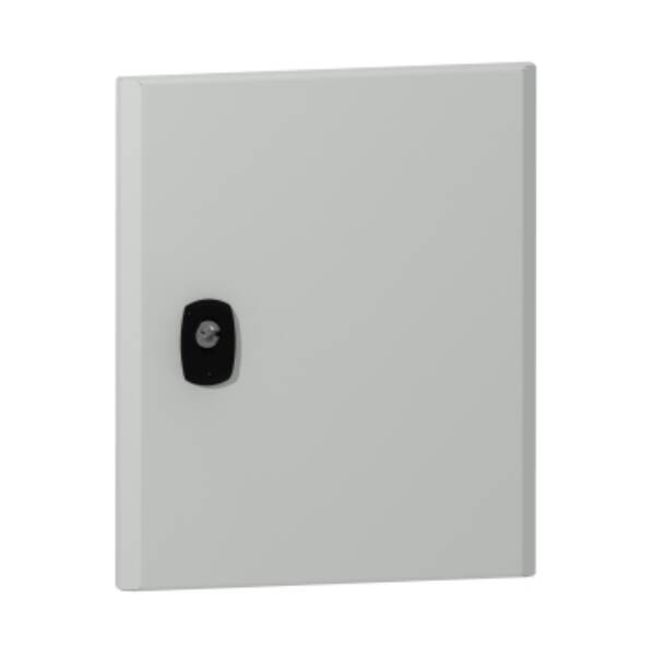 Plain door for Spacial S3D H300xW200 RAL 7035, with lock - Schneider Electric - NSYDS3D32