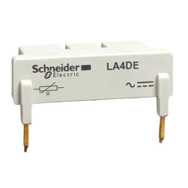 TeSys D - suppressor module - varistor - 24...48 V AC - Schneider Electric - LA4DE2E