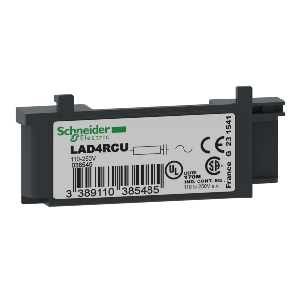 RC Transient Suppressor 110 TO 250 VAC - Schneider Electric - LAD4RCU