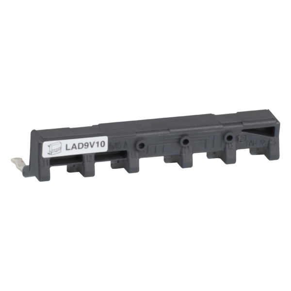 Set of power connections, parallel busbar, for 3P reversing contactors assembly, LC1D09-D38 lugs terminals - Schneider Electric - LAD9V10