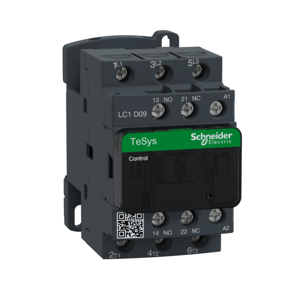 TeSys D contactor - 3P(3 NO) - AC-3 - <= 440 V 9 A - 230 V AC coil - Schneider Electric - LC1D09P7