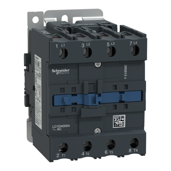 TeSys D contactor S335 - 4P (4NO) AC-1 <= 440V 60A - 220V AC coil - Schneider Electric - LC1D40004M7S335