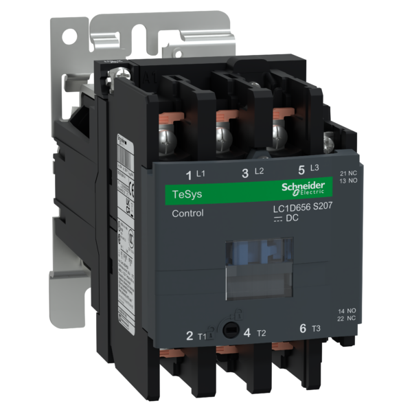 TeSys D contactor S207 - 3P (3NO) AC-3 65A <=440V - coil 110V DC wide - Schneider Electric - LC1D656FWS207