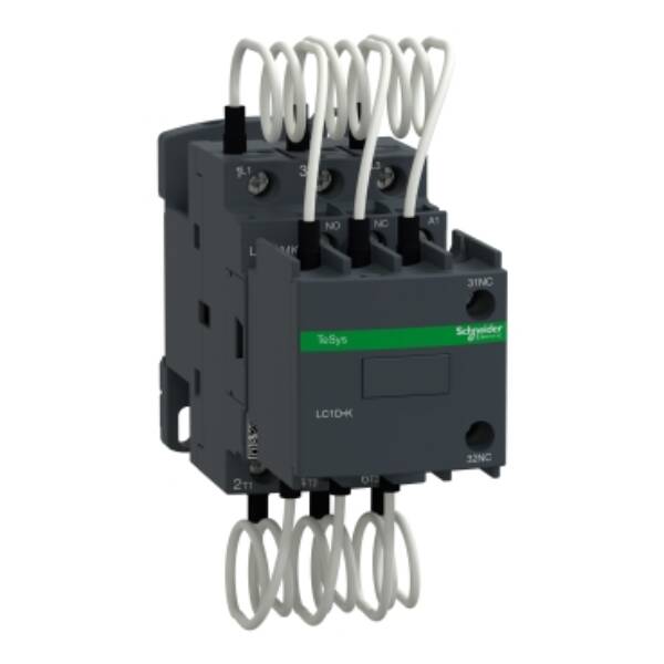 TeSys LC1D.K capacitor duty contactor - 3P - 25 kVAR - 415 V - 120 V AC coil - Schneider Electric - LC1DMKG7