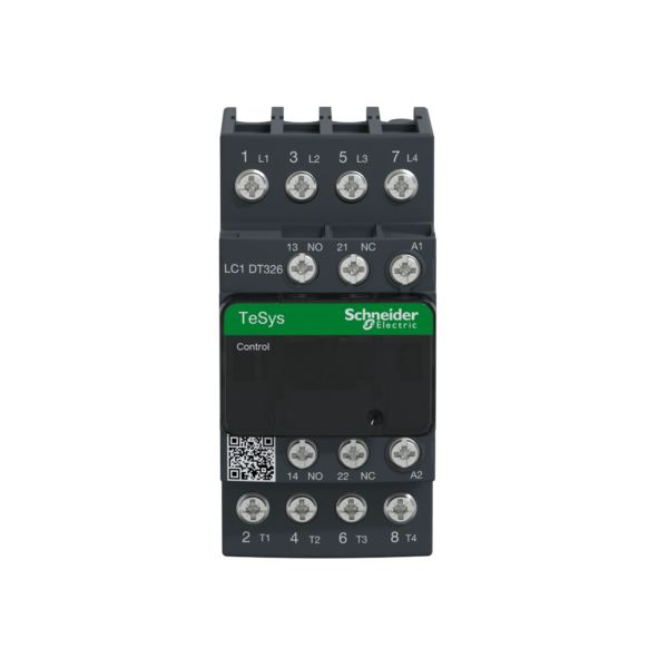 TeSys D contactor - 4P(4 NO) - AC-1 - <= 440 V 32 A - 220 V AC 50/60 Hz coil - Schneider Electric - LC1DT326M7