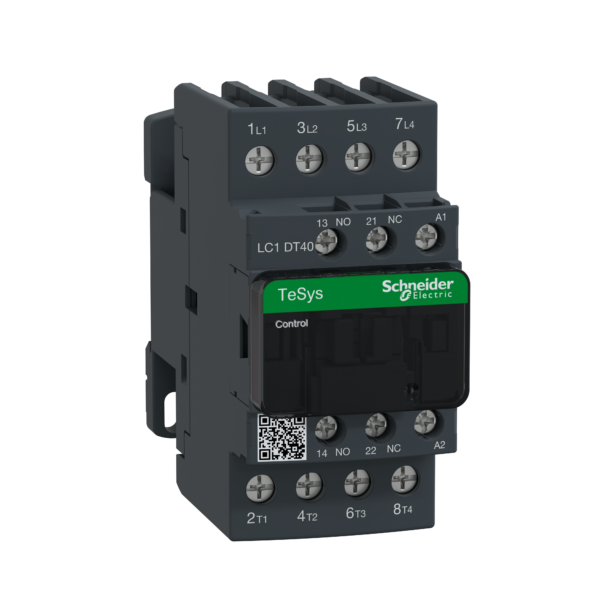 TeSys D contactor - 4P(4 NO) - AC-1 - <= 440 V 40 A - 115 V AC 50/60 Hz coil - Schneider Electric - LC1DT40FE7