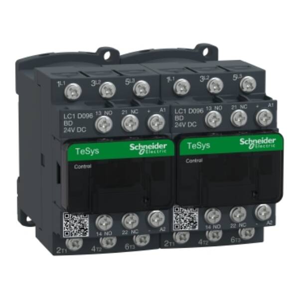 REVERSING CONTACTOR 575VAC 9A IEC - Schneider Electric - LC2D096BD