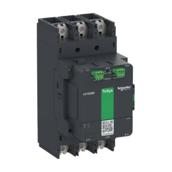 High power contactor, TeSys Giga, 3 pole (3NO), AC-3 <=440V 330A, advanced version, 24…48V wide band AC/DC coil - Schneider Electric - LC1G330BEEA