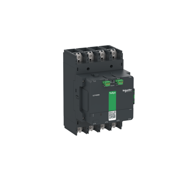 High power contactor, TeSys Giga, 4 pole (4NO), AC-1 <=440V 550A, advanced version, 200…500V wide band AC/DC coil - Schneider Electric - LC1G4004LSEA