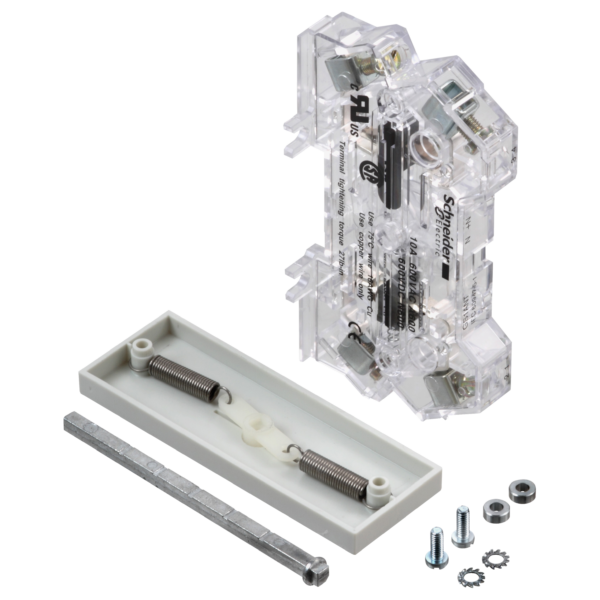 Auxiliary contacts, TeSys GS, 2NC + 2NO, instantaneous, left side mounting, for GS2 with front handle test position - Schneider Electric - GS1ANT22