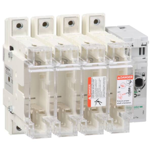 TeSys GS - switch-disconnector-fuse - 4 P - 125A - DIN 00 - Schneider Electric - GS2KK4