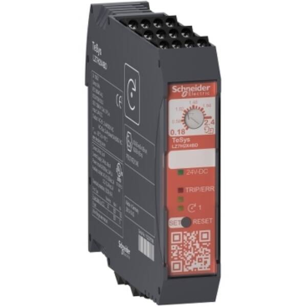 Starter TeSys H Safe-Torque-Off 3kW-400V control 24VDC - Schneider Electric - LZ7H6X5BD