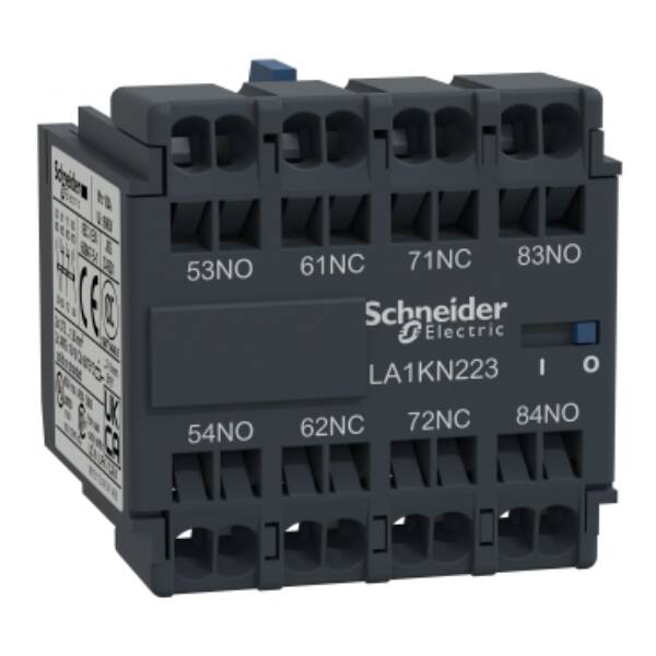 TeSys K - Auxiliary contact block - 4 NC - spring terminals - Schneider Electric - LA1KN043