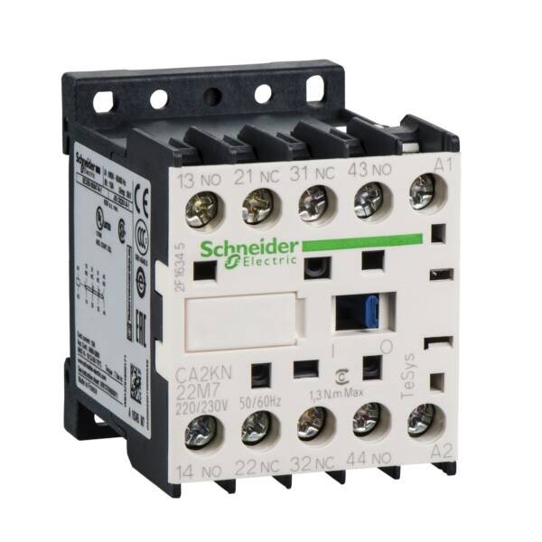 TeSys K contactor 4P (2NO+2NC) 690V 20A AC-1 coil 230V AC 50/60Hz - Schneider Electric - LC1K098P7S335