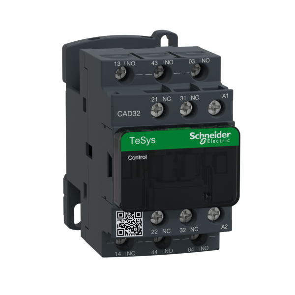 TeSys D control relay - 3 NO + 2 NC - <= 690 V - 220 V AC standard coil - Schneider Electric - CAD32M7