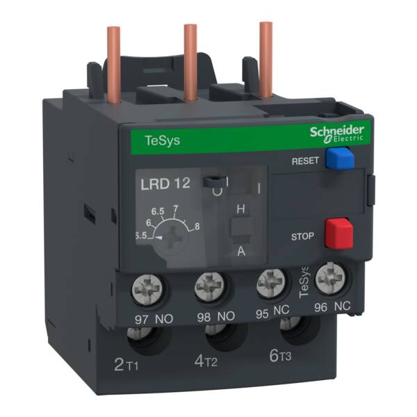 TeSys LRD thermal overload relays - 5.5...8 A - class 10A - Schneider Electric - LR3D126