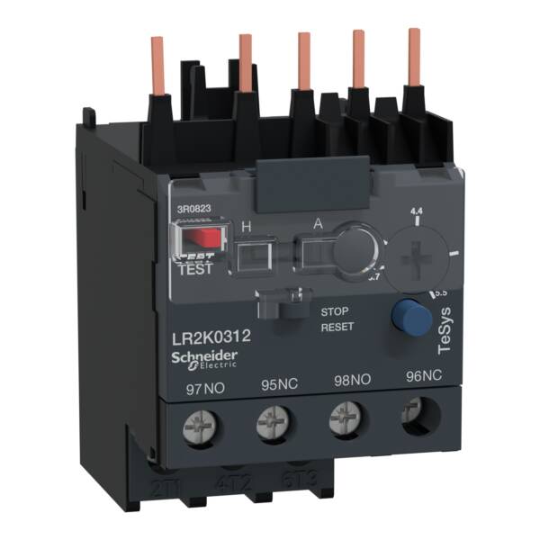 TeSys K - differential thermal overload relays - 3.7...5.5 A - class 10A - Schneider Electric - LR2K0312