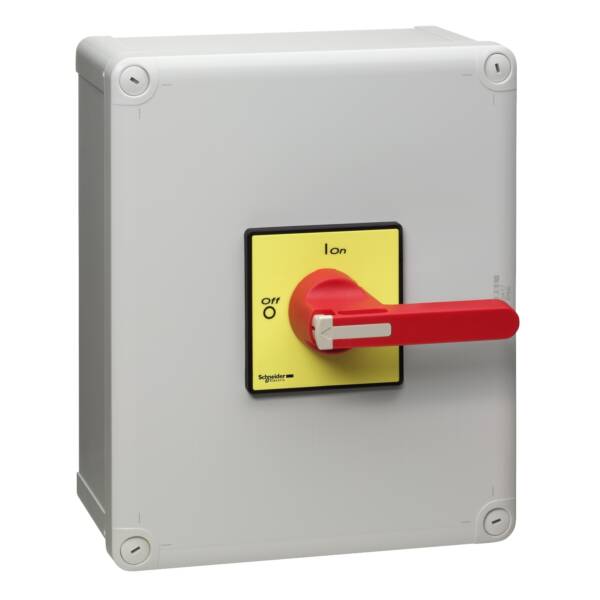 TeSys Vario enclosed, emergency switch disconnector, 100A, IP65, long handle - Schneider Electric - VCF5GEN