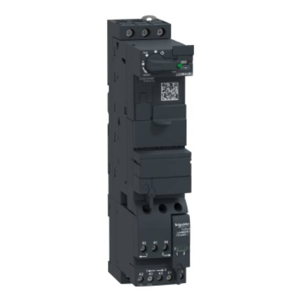 Reversing power base, TeSys U, 3P, 12A/690V, coil 24V DC, without control terminals - Schneider Electric - LU2BA0BL