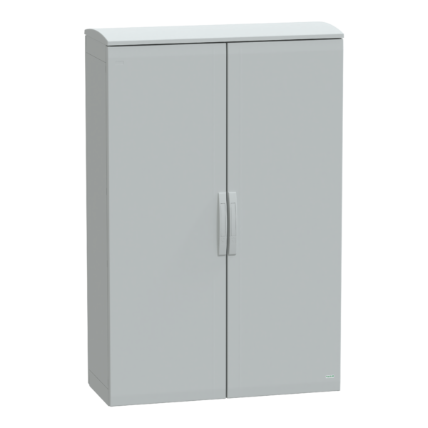 Floor standing encl. polyester vers.PLAT open top w/ canopy 1500x1000x420 IP44 - Schneider Electric - NSYPLAT15104G