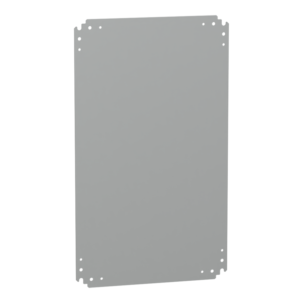 Metallic mounting plate for PLA enclosure H500xW750mm or H750xW500mm - Schneider Electric - NSYPMM75