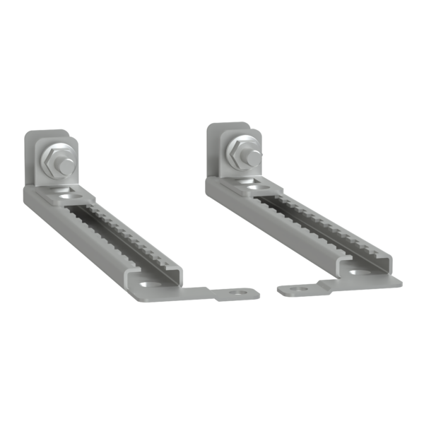 set of 4 step slides with brackets for adjustment of m.plate in PLM 75and 86 - Schneider Electric - NSYDPLM300