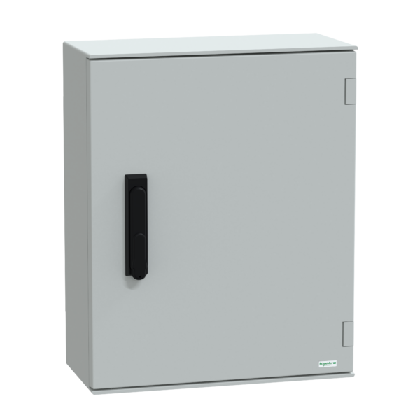 wall-mounting enclosure polyester monobloc IP66 H530xW430xD200mm 3points lock - Schneider Electric - NSYPLM54VG