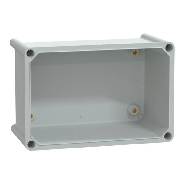 PLS box, polyester rear, transparent PC cover IP65 18x27x18cm - Schneider Electric - NSYPLS1827G