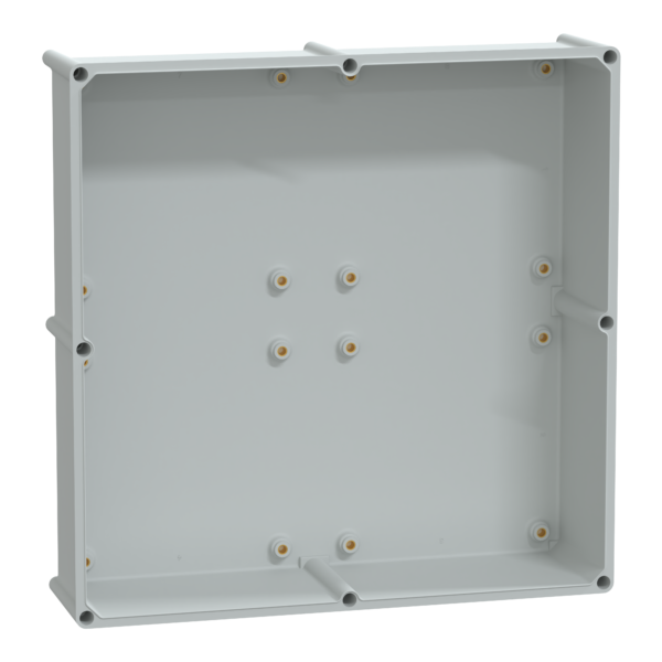 PLS box, polyester rear, polyester cover IP65 54x54x18cm - Schneider Electric - NSYPLSP5454G