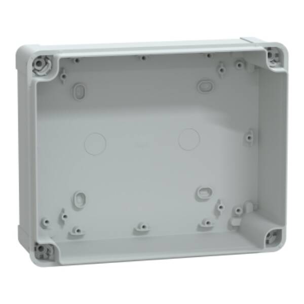 PC box IP66 IK08 RAL7035 Int.H225W175D80 Ext.H241W194D87 Transp.cover H20 - Schneider Electric - NSYTBP24198T